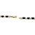 8.40 TCW Oval-Cut Genuine Blue Sapphire "X & O" Tennis Bracelet 7 1/2" in 10k Yellow Gold-12 at PalmBeach Jewelry