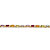 SETA JEWELRY 11.89 TCW Oval-Cut Genuine Multi-Gemstones 10k Yellow Gold Tennis Bracelet 7 1/4"-12 at Seta Jewelry