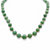Genuine Green Jade Beaded 10k Yellow Gold Graduated Necklace 18"-15 at PalmBeach Jewelry