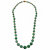 Genuine Green Jade Beaded 10k Yellow Gold Graduated Necklace 18"-16 at PalmBeach Jewelry