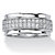 .90 TCW Round Cubic Zirconia Sterling Silver Eternity Band-11 at PalmBeach Jewelry