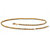 10k Yellow Gold Tailored Rope Ankle Bracelet Adjustable 9" to 10"-11 at PalmBeach Jewelry