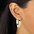 3 Pair Hoop Earrings Set in Yellow Gold Tone (1 1/2")-16 at PalmBeach Jewelry