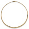 Related Item Omega Link Choker Necklace in Yellow Gold Tone 16
