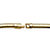 Omega Link Choker Necklace in Yellow Gold Tone 16"-12 at PalmBeach Jewelry