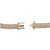 Diamond Accent 18k Gold over Sterling Silver S-Link Tennis Bracelet 8"-14 at PalmBeach Jewelry