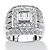Men's 2.89 TCW Square-Cut Cubic Zirconia Ring in .925 Sterling Silver-11 at PalmBeach Jewelry