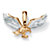 Men's Diamond Accent Two-Tone 10k Gold  Golden Eagle Pendant-11 at Direct Charge presents PalmBeach