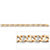 SETA JEWELRY Men's 1.19 TCW Round Cubic Zirconia Mariner-Link Bracelet in Gold-Plated 8" (10mm)-15 at Seta Jewelry