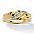 Men's Diamond Accent Ring in 18k Gold over Sterling Silver-11 at Direct Charge presents PalmBeach