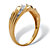 Men's Diamond Accent Ring in 18k Gold over Sterling Silver-12 at PalmBeach Jewelry