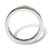 SETA JEWELRY "Footprints in the Sand" Two-Tone Ring in Stainless Steel Sizes 6-16-12 at Seta Jewelry