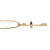 Simulated Birthstone Cross Pendant (24mm) Necklace in Yellow Gold Tone-12 at PalmBeach Jewelry