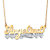 Two-Tone Personalized Multi-Heart Nameplate Necklace in 18k Gold over Sterling Silver 18"-11 at PalmBeach Jewelry