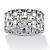 5.12 TCW Baguette Cubic Zirconia Eternity Band in Platinum over Sterling Silver-11 at PalmBeach Jewelry