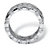 5.12 TCW Baguette Cubic Zirconia Eternity Band in Platinum over Sterling Silver-12 at PalmBeach Jewelry