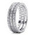 3-Piece Diamond Accented Eternity Stack Ring Set in Platinum over Sterling Silver-12 at PalmBeach Jewelry