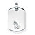 Serenity Prayer Dog Tag Necklace in Stainless Steel 20"-15 at Direct Charge presents PalmBeach
