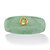 .26 TCW Round Genuine Peridot and Green Jade Ring in 10k Yellow Gold-11 at PalmBeach Jewelry