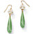 Jade and Cultured Freshwater Pearl Accent 10k Yellow Gold Drop Earrings-11 at Direct Charge presents PalmBeach