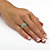 Genuine Green Jade Braided Eternity Ring-13 at PalmBeach Jewelry