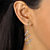 Diamond Accent 18k Gold over Sterling Silver Ribbon Drop Earrings-13 at PalmBeach Jewelry