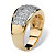 1.25 TCW Pave Cubic Zirconia Ring in Gold-Plated-12 at PalmBeach Jewelry