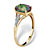3.50 TCW Genuine Oval-Cut Mytic Fire Topaz and Diamond Accented Ring in 10k Gold-12 at PalmBeach Jewelry