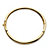 3.63 TCW Round Cubic Zirconia Triple-Row Bangle Bracelet Yellow Gold-Plated 8.5"-12 at Direct Charge presents PalmBeach