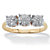 1/10 TCW Round Diamond Cluster Ring in 10k Gold-11 at Direct Charge presents PalmBeach
