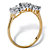 1/10 TCW Round Diamond Cluster Ring in 10k Gold-12 at Direct Charge presents PalmBeach