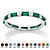 Baguette Simulated Birthstone Stackable Eternity Band in .925 Sterling Silver-105 at PalmBeach Jewelry