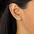 SETA JEWELRY 1 TCW Round Cubic Zirconia 10k Yellow Gold Stud Earrings-13 at Seta Jewelry
