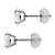 Round Cubic Zirconia Stud Earrings 1.80 TCW in 10k White Gold-12 at PalmBeach Jewelry