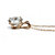 1.25 TCW Round Cubic Zirconia Solitaire Pendant Necklace in 10k Yellow Gold 18"-12 at Direct Charge presents PalmBeach