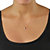 1.25 TCW Round Cubic Zirconia Solitaire Pendant Necklace in 10k Yellow Gold 18"-13 at Direct Charge presents PalmBeach