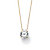 10K Yellow Gold Round Cubic Zirconia Solitaire Pendant (9mm) with 18 inch Chain-11 at PalmBeach Jewelry