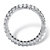 4.80 TCW Baguette Cubic Zirconia Eternity Band in Platinum Over .925 Sterling Silver-12 at PalmBeach Jewelry