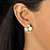 SETA JEWELRY 18k Gold over Sterling Silver Huggie-Style Hoop Lever-Back Earrings 5/8"-13 at Seta Jewelry