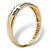 Men's Diamond Accent "Lord's Prayer" Cross Wedding Band in 10k Yellow Gold Sizes 10-16-12 at PalmBeach Jewelry