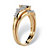 1/10 TCW Round Diamond 10k Yellow Gold Bridal Engagement Wedding Marquise-Shaped Ring Set-12 at PalmBeach Jewelry