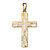 10k Yellow Gold Diamond-Cut Cross Pendant-11 at PalmBeach Jewelry