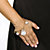 SETA JEWELRY Crystal Multi-Heart Charm Bracelet in Yellow Gold Tone 8"-13 at Seta Jewelry