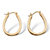 SETA JEWELRY 2.52 TCW Round Cubic Zirconia Inside-Out Hoop Earrings in Yellow Gold Tone (1")-12 at Seta Jewelry