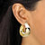 3 Pair Hoop Earrings Set in Yellow Gold Tone (2 1/2", 2", 1 1/5")-13 at PalmBeach Jewelry