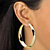 3 Pair Hoop Earrings Set in Yellow Gold Tone (2 1/2", 2", 1 1/5")-15 at PalmBeach Jewelry