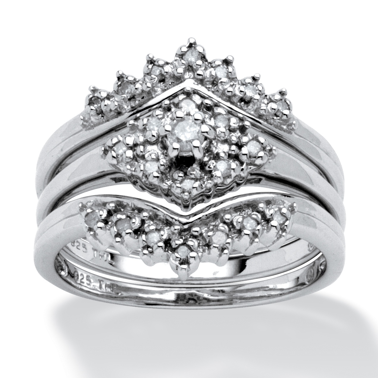 Platinum bridal sets wedding rings