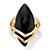 .16 TCW Genuine Onyx and Cubic Zirconia Ring Marquise Ring 18k Gold-Plated-11 at PalmBeach Jewelry