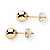 SETA JEWELRY Ball Stud 6 mm Earrings in 10k Yellow Gold-12 at Seta Jewelry