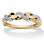 Diamond Accent Ribbon Twist Ring in 10k Yellow Gold-11 at PalmBeach Jewelry